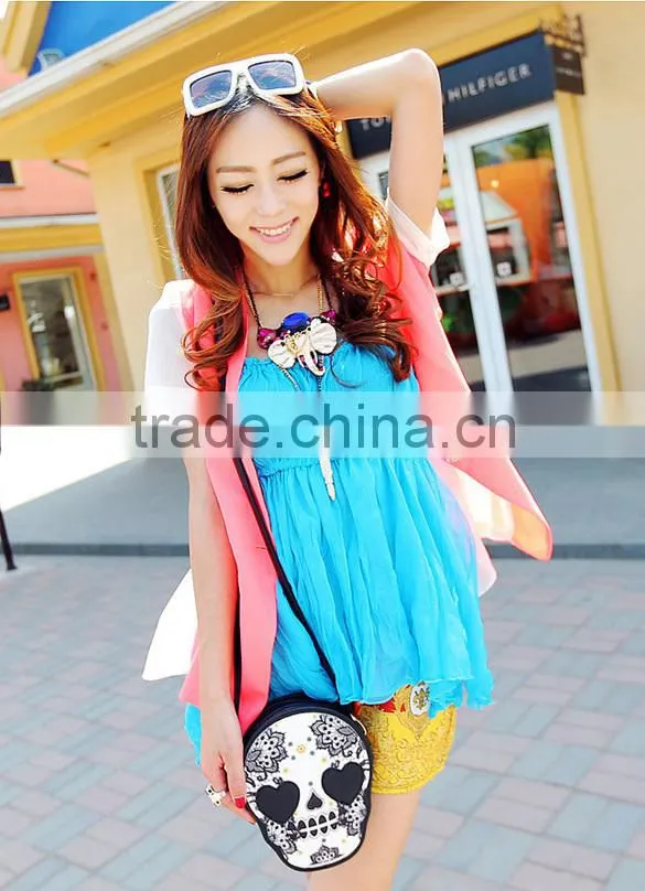 New Women's Fashion Bag Vintage Skull Bag Coin Purse Handbag Messenger Bags Shoulder Bags SV010148#
