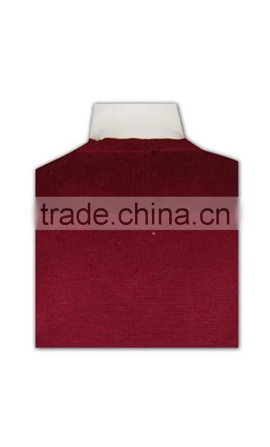 ISO9001/BSCI Manufature good quality blank unisex v-neck cardigan vest