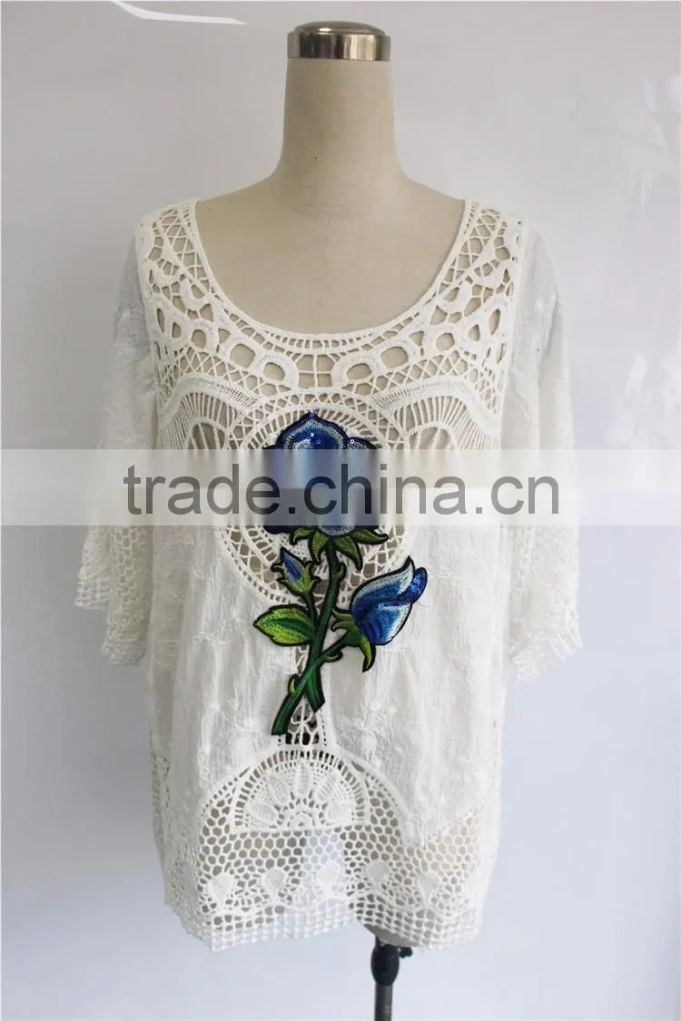 2017 latest fashion design cutting ladies top women indian style blouse