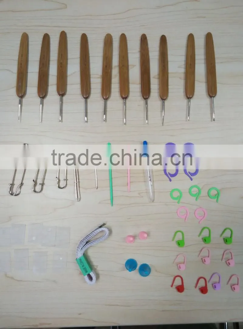 DIY Knitting Accessories Kit - Basic Tools plus Case Box Set