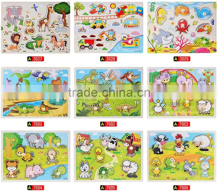 2017 toys puzzle Wooden toy letters puzzle wooden alphabet learning toy