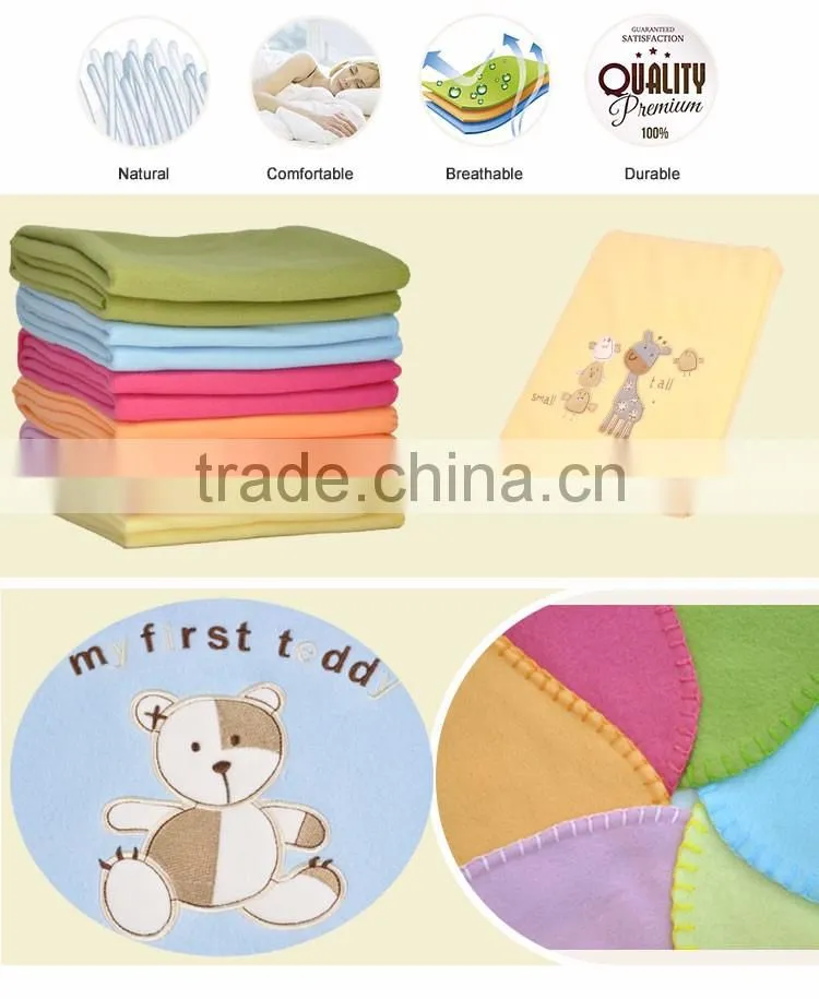 Promotion Gift Polyester Printed Fleece Throw Blanket