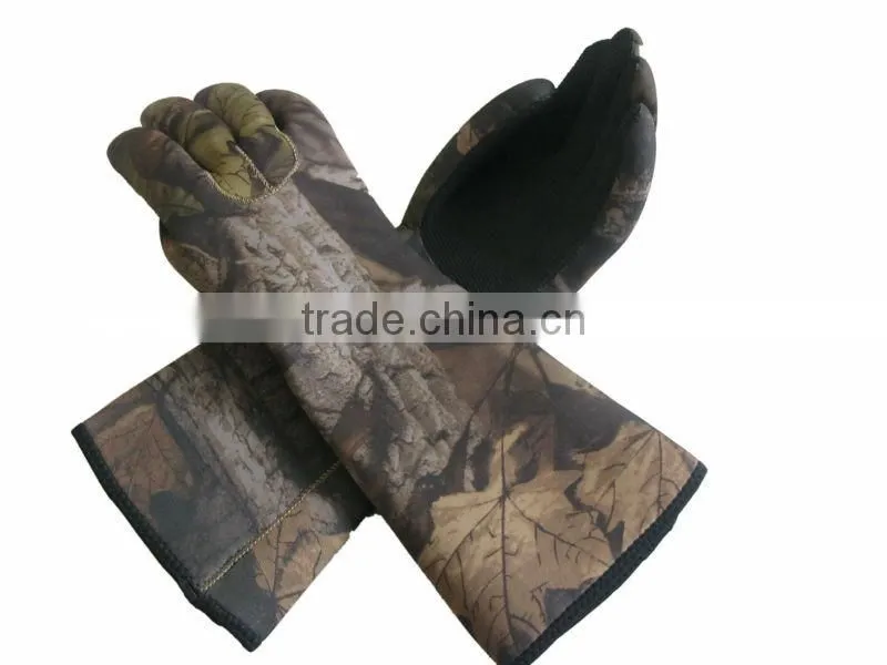 OEM Service Camo Hunting neoprene glove wholesale
