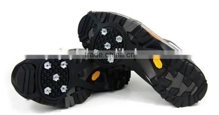 Snow ice crampons ,antislip climbing shoe gripper snow ice cleats
