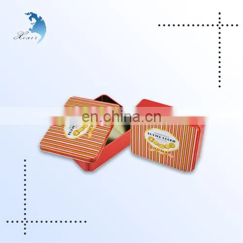 Cheap Customized High Quality Rectangular Metal Trinket Baoxes