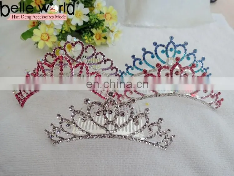 Wedding Rhinestone Tiara Wedding Hair Comb Clip