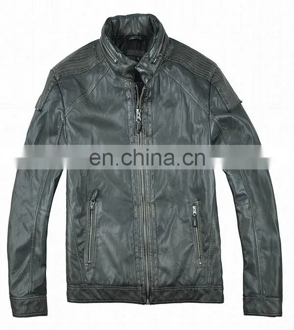 2015 new model designer buffalo leather jacket