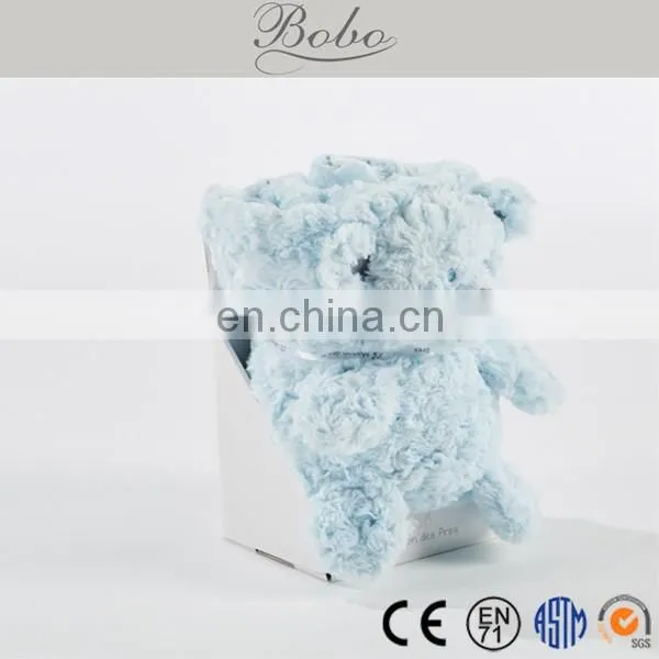 Natural quality star design knitted throw blanket
