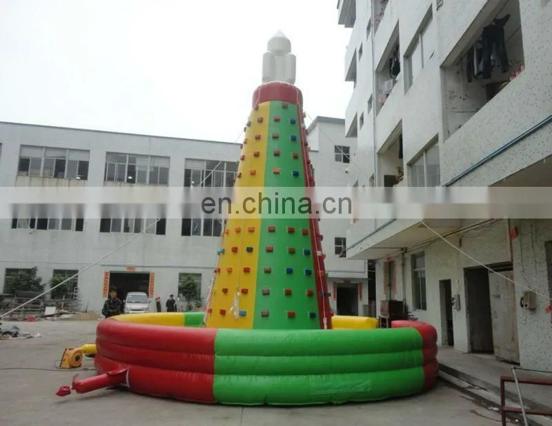 Outdoor Inflatable Climbing Wall/ inflatable sports game for children