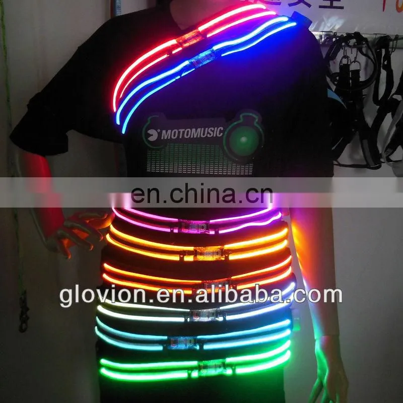 2014 NEWEST led sports belt bag LED phone case waist belt led sports belt