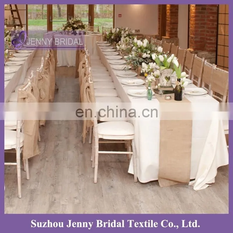 TR016B jute creative burlap wedding hessian table runner