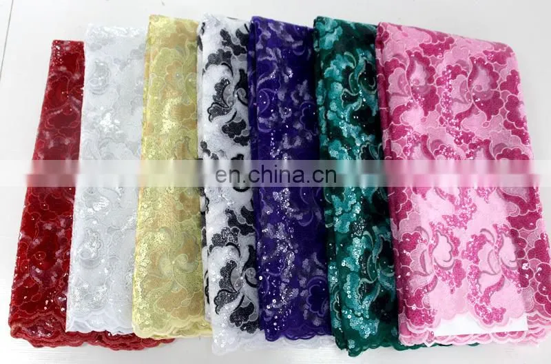 Newest fashion lace designs for party wedding dress African organza lace fabrics textile embroidery beige punjabi women fabrics