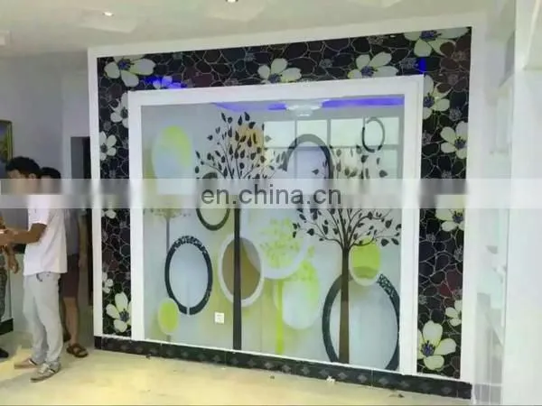 1 meter size ceiling uv printing machine with two head