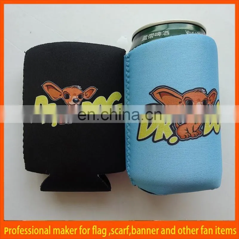 collapsible Neoprene beer bottle stubby holder