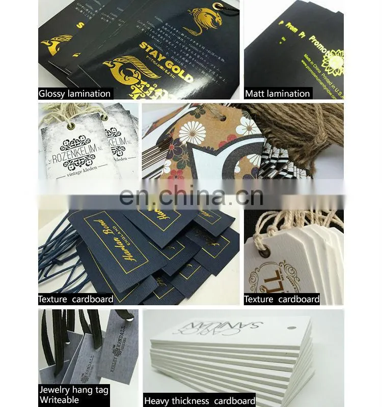 packaging crownwin recycled jeans paper hang tag with logo hang tags