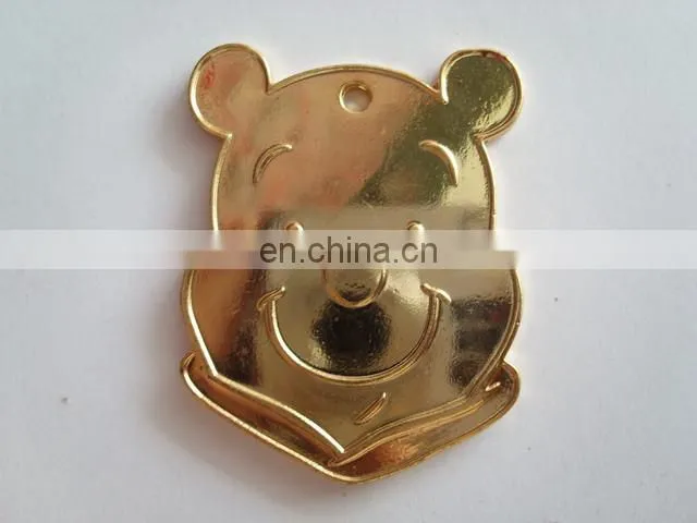 New arrival metal label for handbags for branded garments