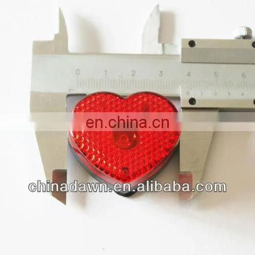 Plastic heart shaped led reflector CD-LDJ003