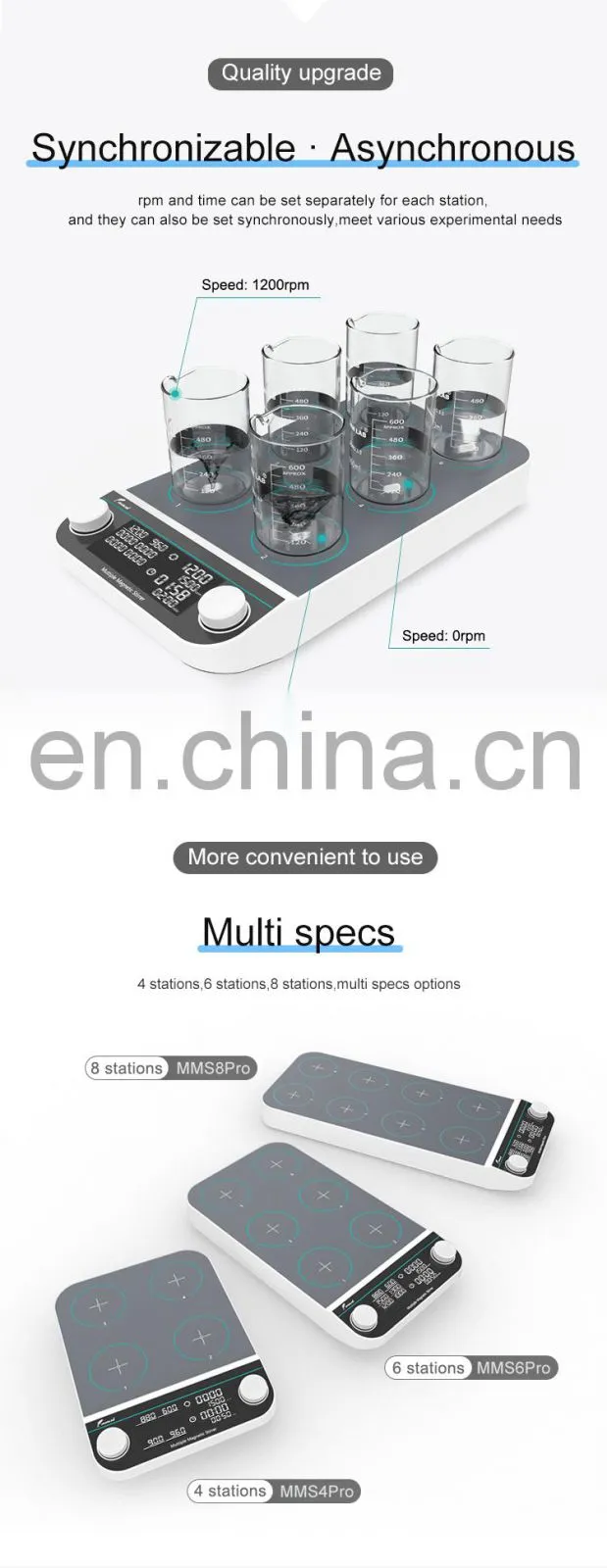 AKM Lab Digital Display Multi-position Magnetic Stirrer