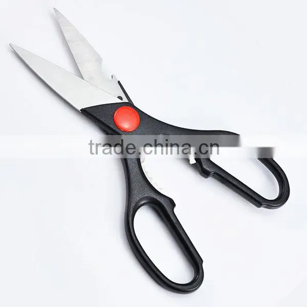 a pair of standard,large scissors extemely sharp kitchen scissor