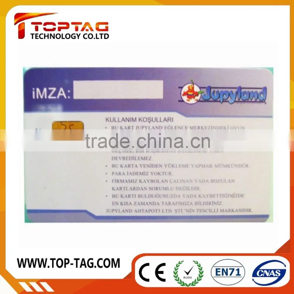 Full color printed contact IC card / contact smart cards