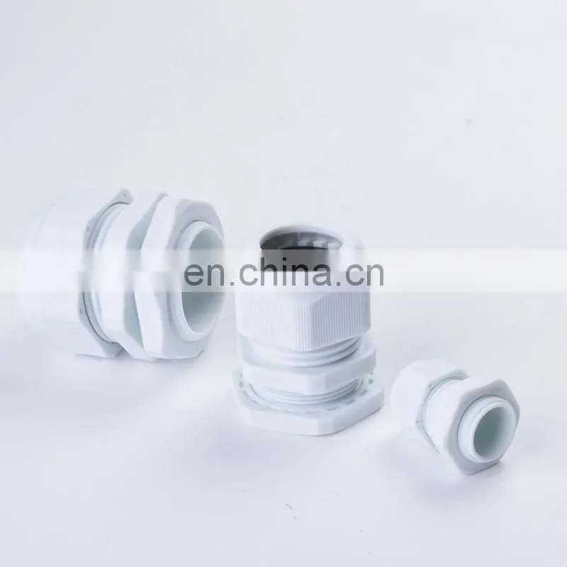 M25 M27 M30 M32 M36 M40 Plastic Nylon Waterproof Cable Glands Joints IP68 plastic Cable fixed head, Cable Connector