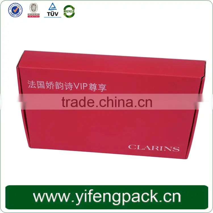 Corrugated paper carton box/Red corrugated packaging box
