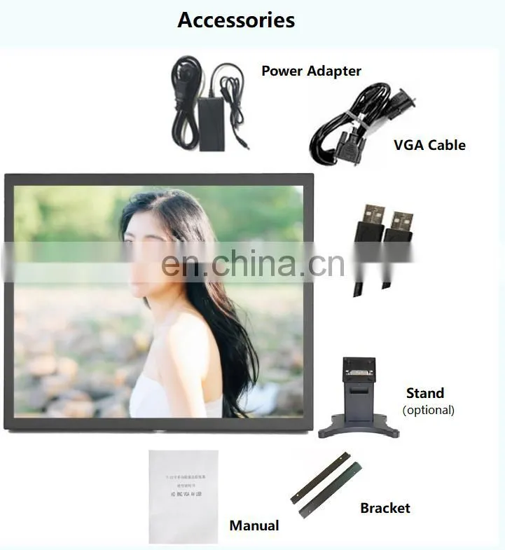 Industrial smart touch screen pos system all in one pc touchscreen LCD display