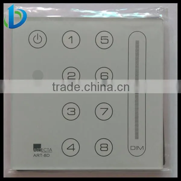 Silkscreen printing switch glass, light switch glass