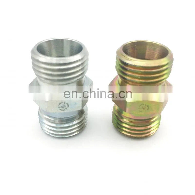 1/2 3/8 1/4 Carbon steel jic npt adapter hose fitting straight hydraulic hose connector
