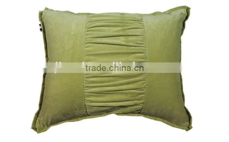 Velvet cushion for leaning on