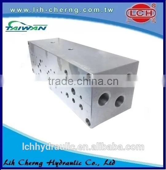 Multiple hydraulic manifold block