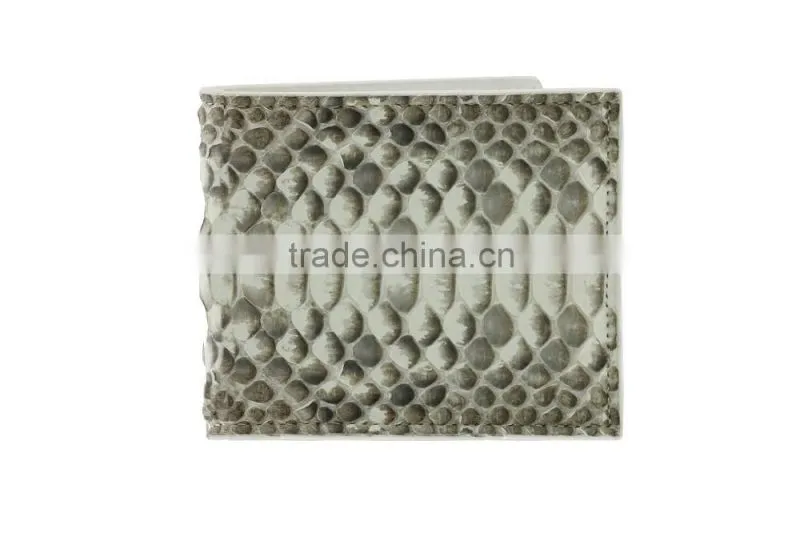 Custom Logo High Quality Genuine Real Python Snake Skin Leather Travel Card Holder Wallet