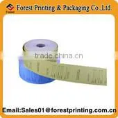 Printed ticket /coupon ticket /ticket roll