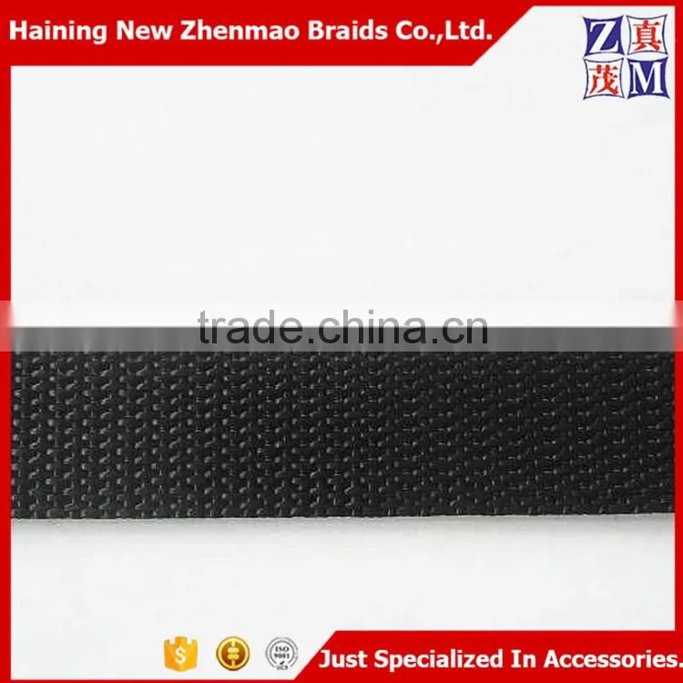 Low price 35/40/50/60mm black PP bag webbing wholesale