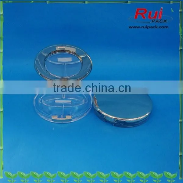 Big selling plastic flip-top cover make up container / BB/CC cream cosmetic make up jar