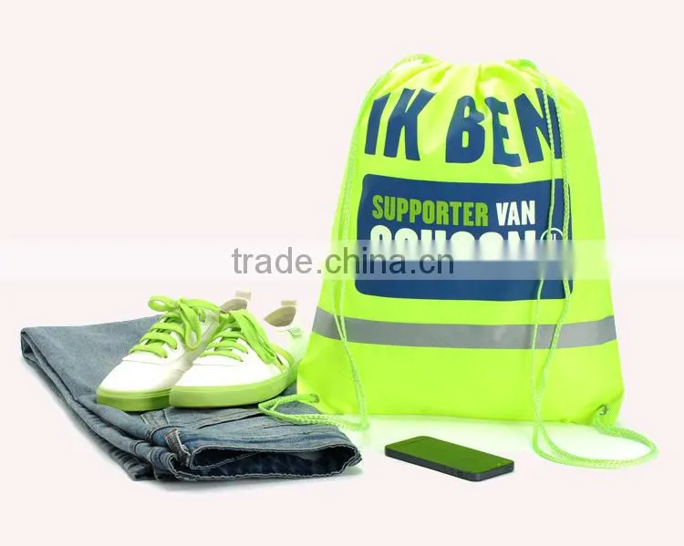 Hot sell 2015 new products School boys custom gym drawstring bag