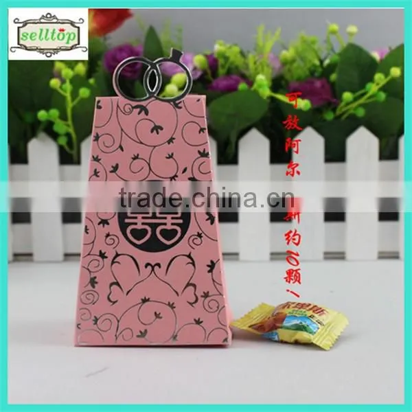 Cute 230g paper favor box wedding