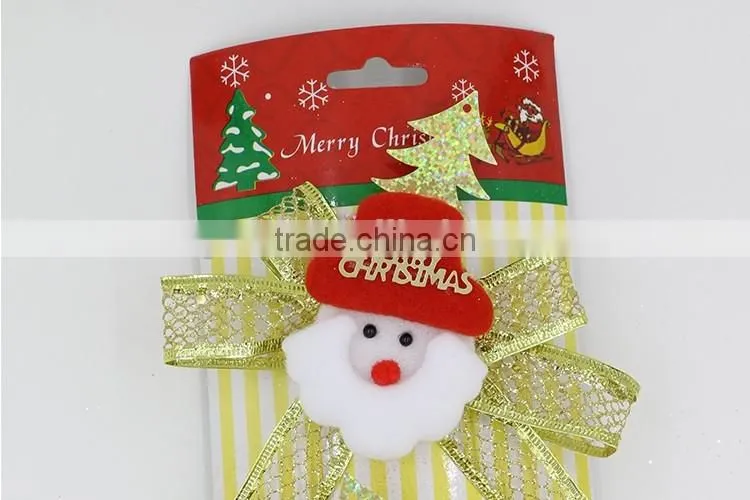 2016 2 pcs High Quality Felt Santa Claus Christmas Tree Decoration For New Year Ornament