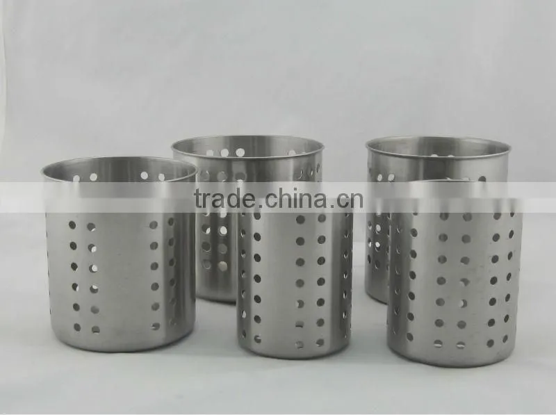 Stainless steel cutlery holder