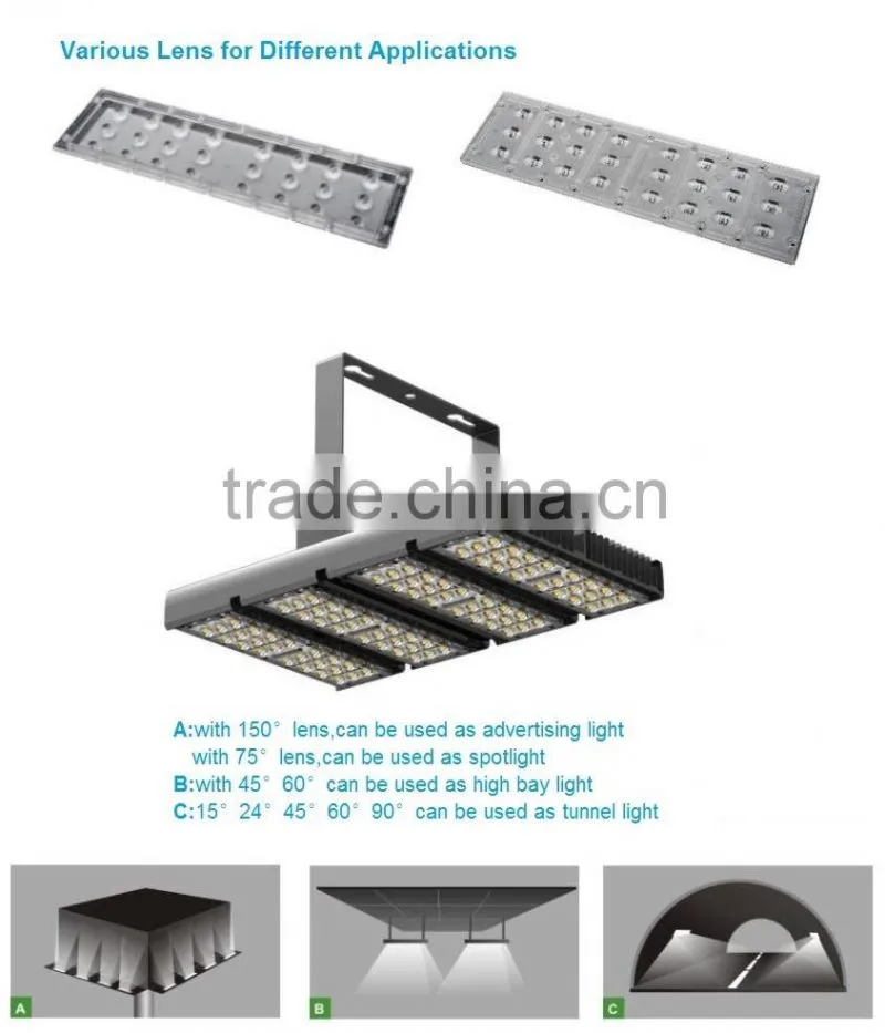 30w 60w 90w 120w 150w 180w CE ROHS approved 6600lumen 60W modular led flood light
