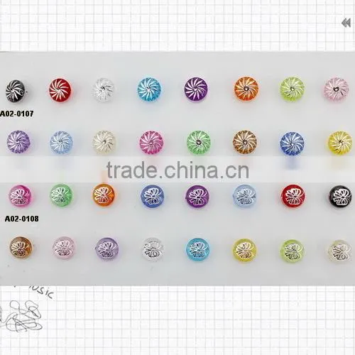 2014 new designs shirt button acrylic button