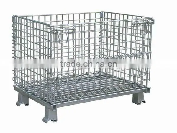 Alibaba supplier galvanized steel cage container