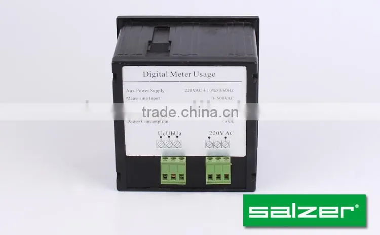 SALZER Brand SA-D96 AC V-V-V 96 Three Sets Digital AC Panel Voltmeter