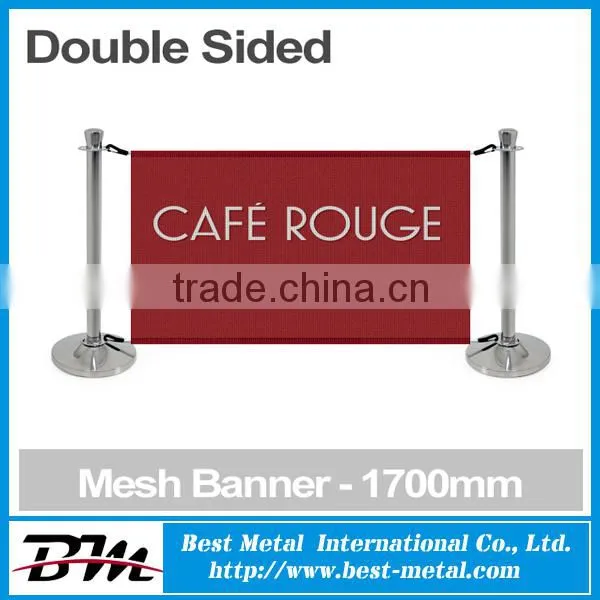 Ball Top Stainless Steel Breeze Barrier Stand