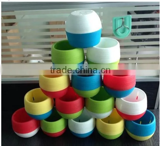 Small Plastic Flower planter pot custom made