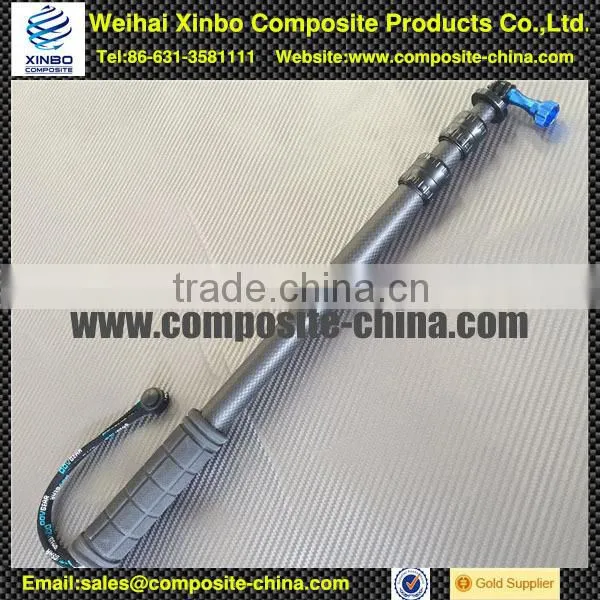 Telescopic Handheld Selfie Stick, carbon fiber selfie stick