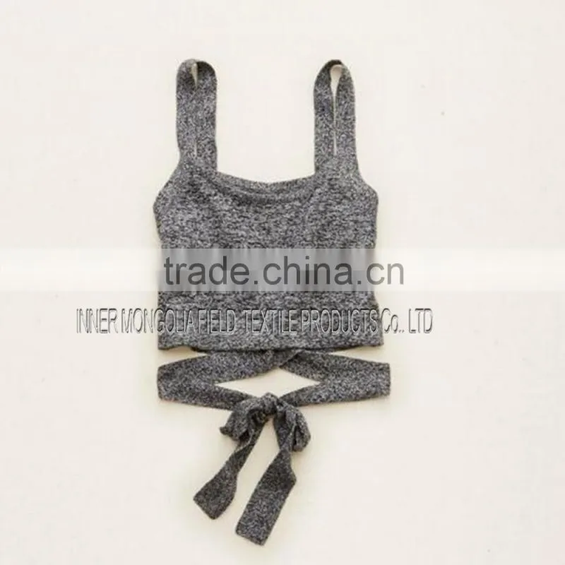 Cashmere Luxe Wrap Bralette Top