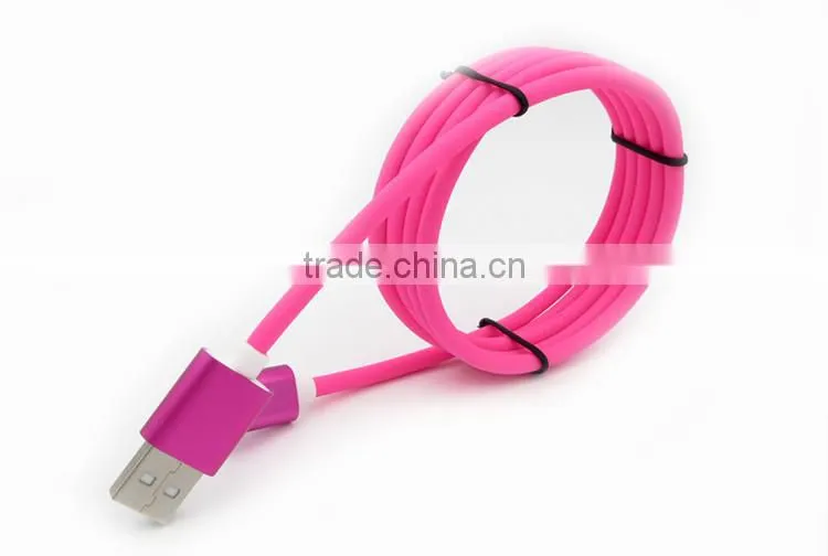 SLT Stripe design cell phone charging cable for iphone 5 5s 6 6s