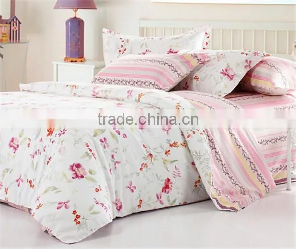 microfiber 100polyester pigment printed brushed fabric for home textile plain fabric for bedding