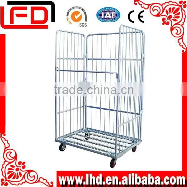 Roll Metal Storage Cage with wheels